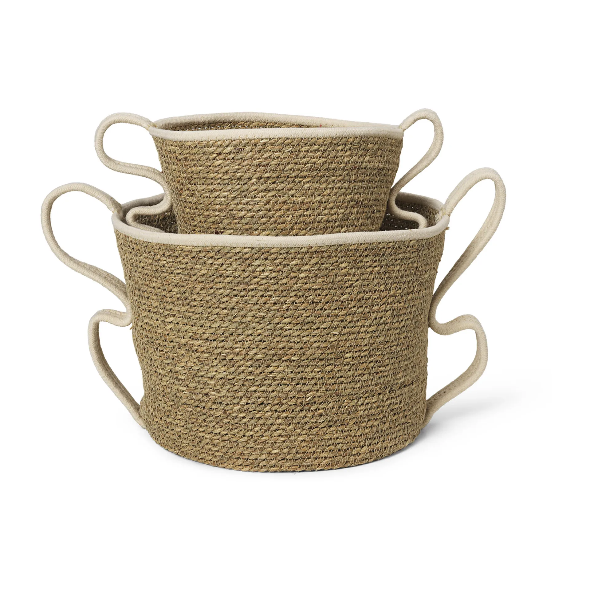 Set de 2 cestas Verso, Off-white Ferm Living