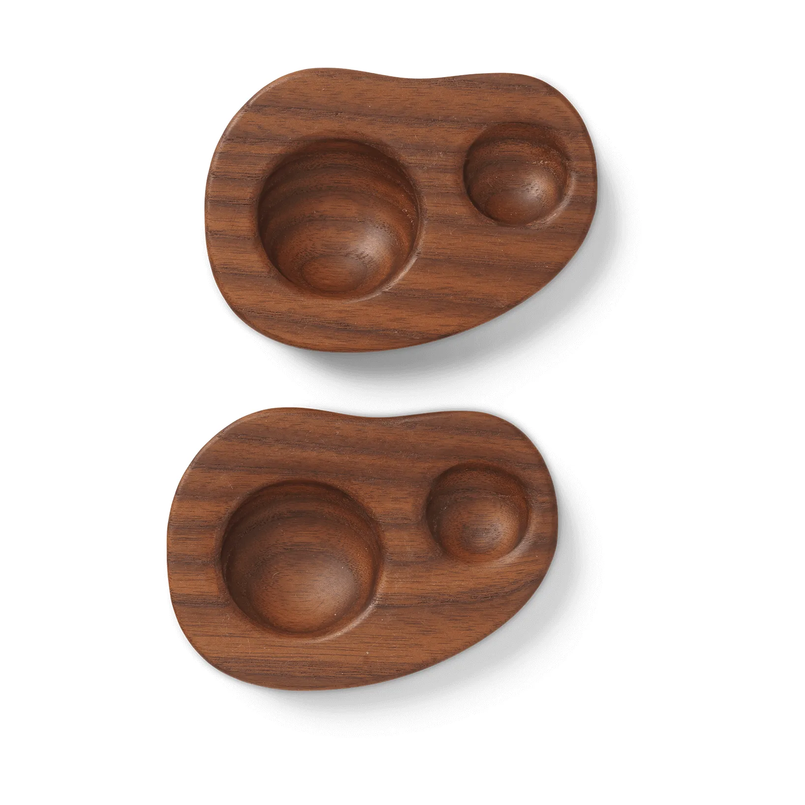 Set de 2 hueveras Cairn, Dark brown Ferm Living