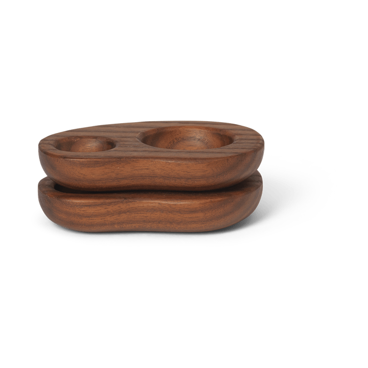 Set de 2 hueveras Cairn, Dark brown Ferm Living