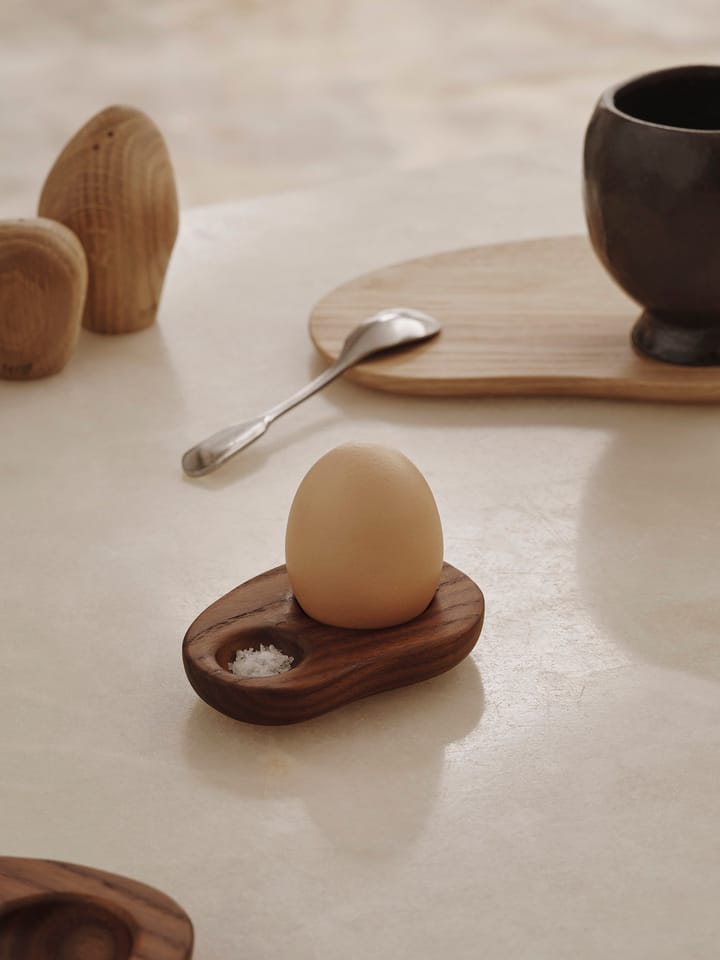 Set de 2 hueveras Cairn, Dark brown Ferm Living