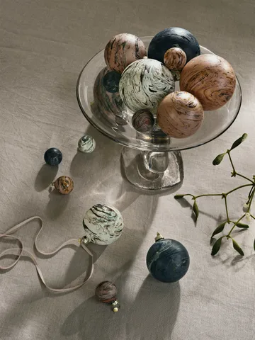 Set de 4 bolas decorativas Marble mixed - Large - Ferm Living