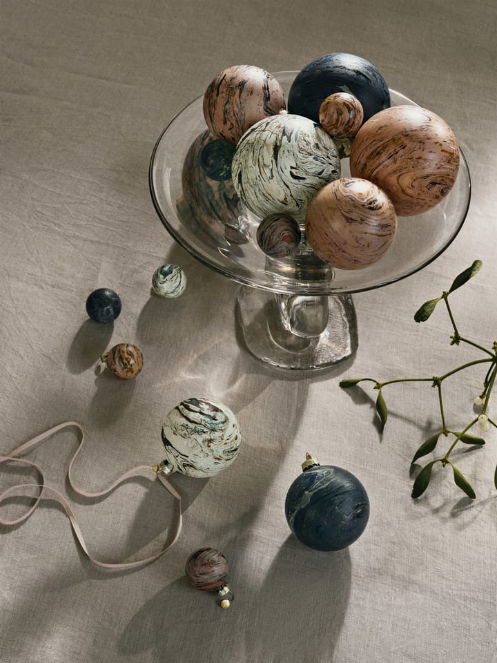 Set de 4 bolas decorativas Marble mixed - Large - ferm LIVING