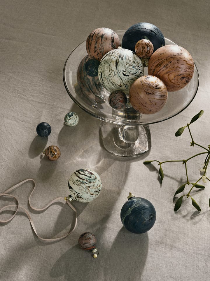 Set de 4 bolas decorativas Marble mixed, Medium Ferm Living
