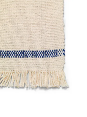 Set de 4 posavasos Savor 10x14 cm - Off-white/Blue - Ferm Living
