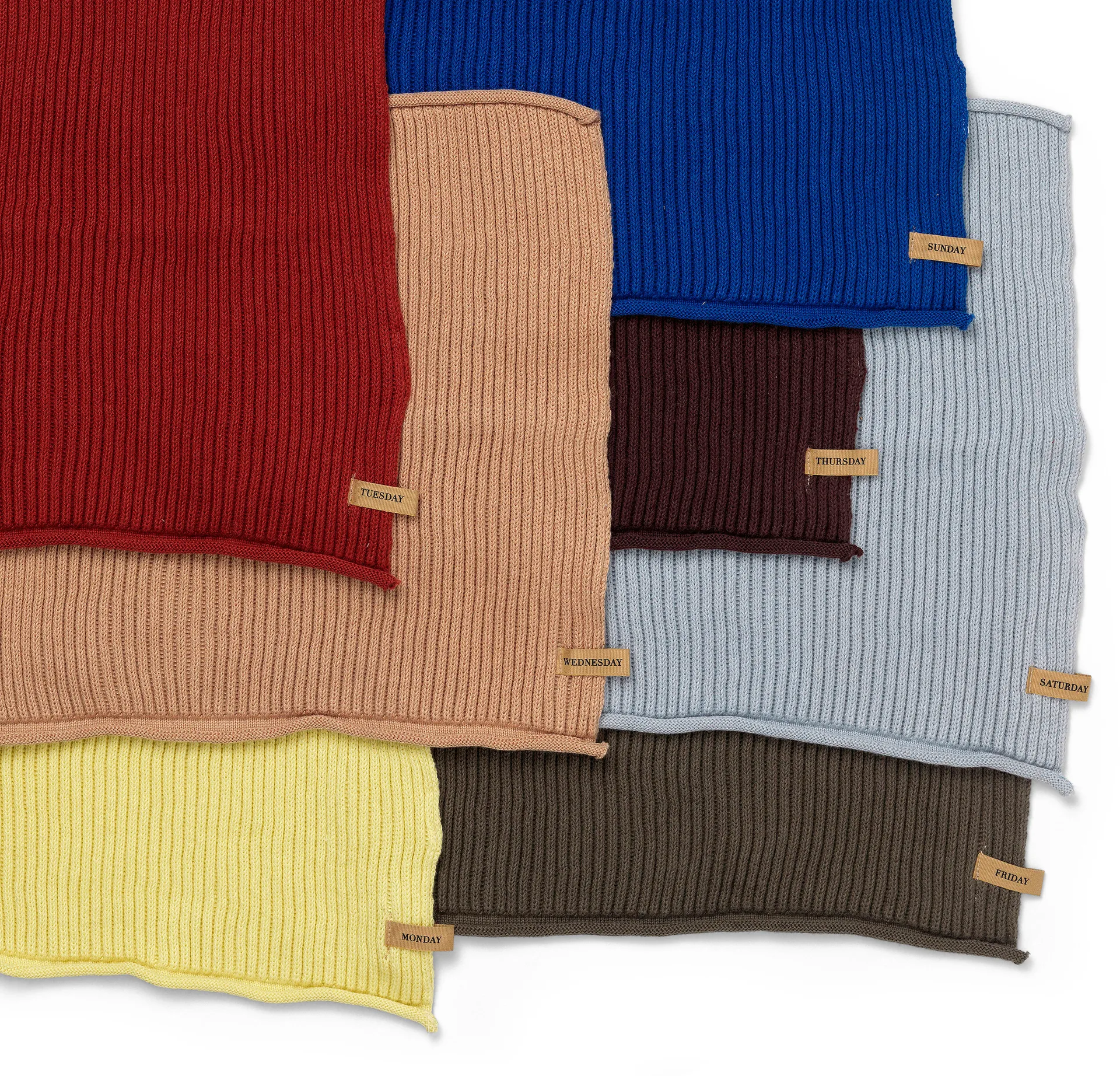 Set de 7 bayetas Day 26x26 cm, Multi Ferm Living