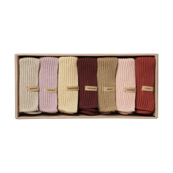 Set de 7 bayetas Day 26x26 cm - Vivid - Ferm Living