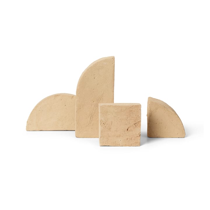 Set de esculturas Shape 26x38 cm - Yellow - Ferm Living