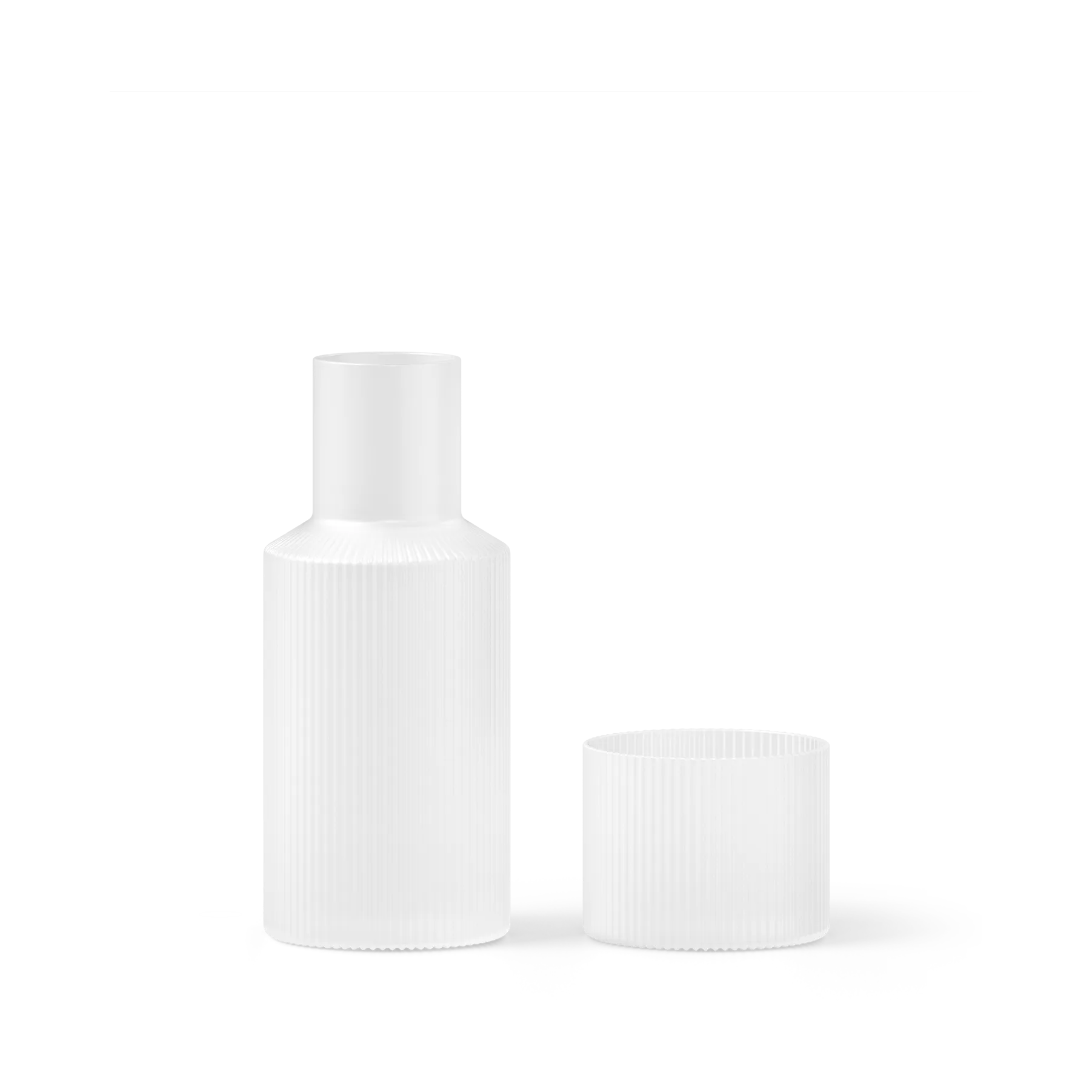 Set de jarra y vaso Ripple small, Frosted Ferm Living