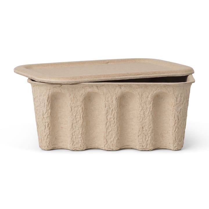 Setd e 2 cajas de almacenaje Ferm Caja papel pequeñas, marrón Ferm Living