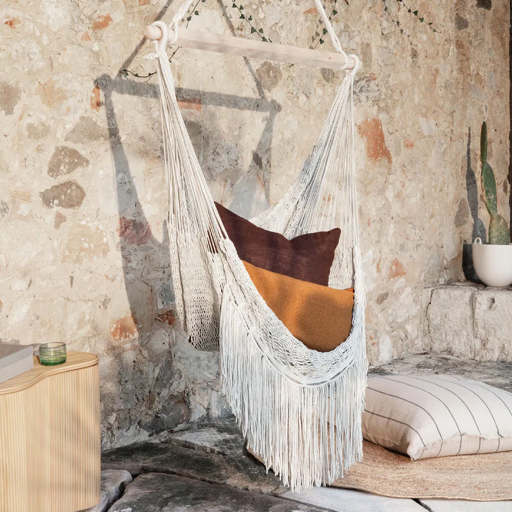 Silla colgante Path Nest, Light sand Ferm Living