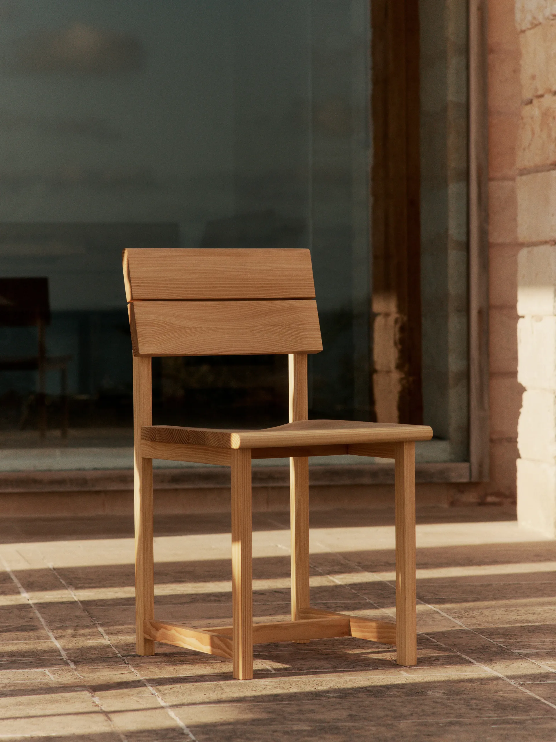 Silla de comedor Visit dining , Abeto Douglas Ferm Living