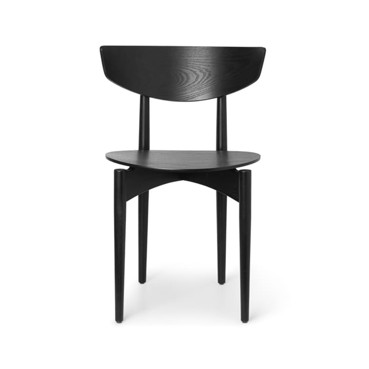 Silla Herman - Black, patas de fresno lacado negro - Ferm LIVING