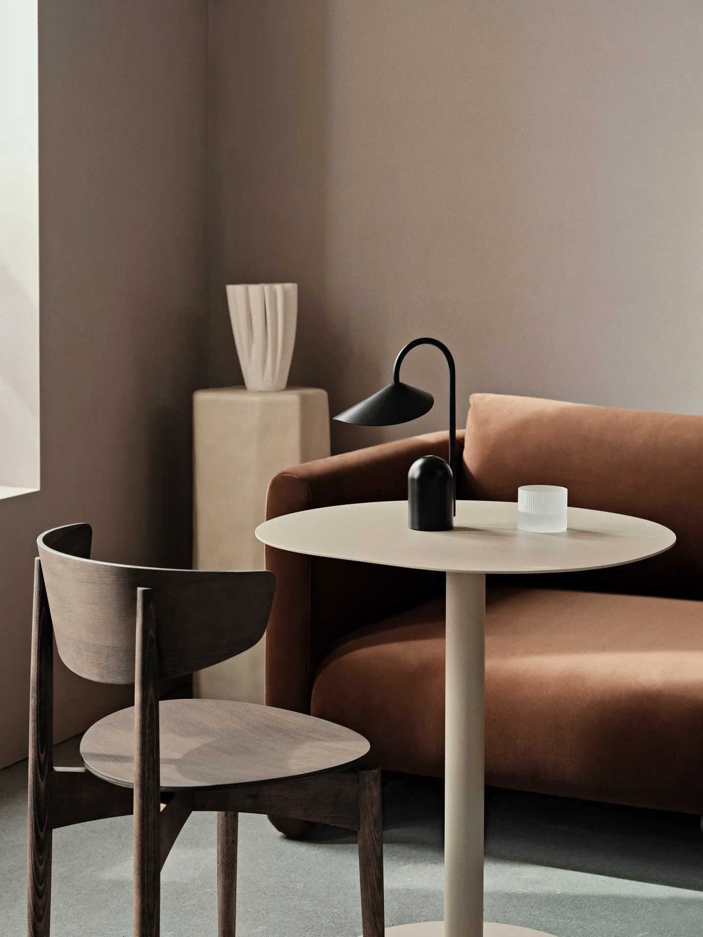Silla Herman, Dark Stained Beech Ferm Living