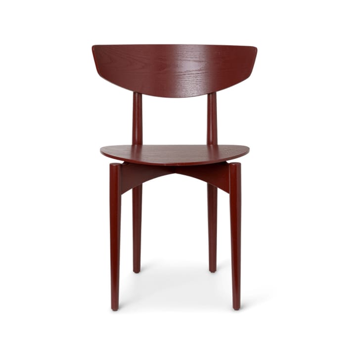 Silla Herman - Red brown, patas de fresno en marrón rojizo - Ferm LIVING