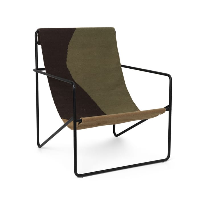Silla para tomar el sol Desert - Dune, base negra - Ferm LIVING