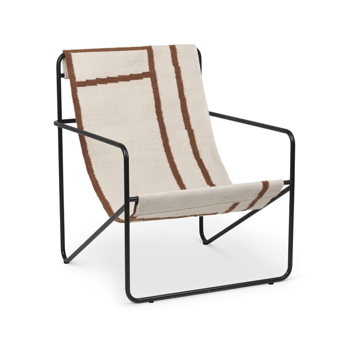 Silla para tomar el sol Desert - Shape, base negra - Ferm LIVING