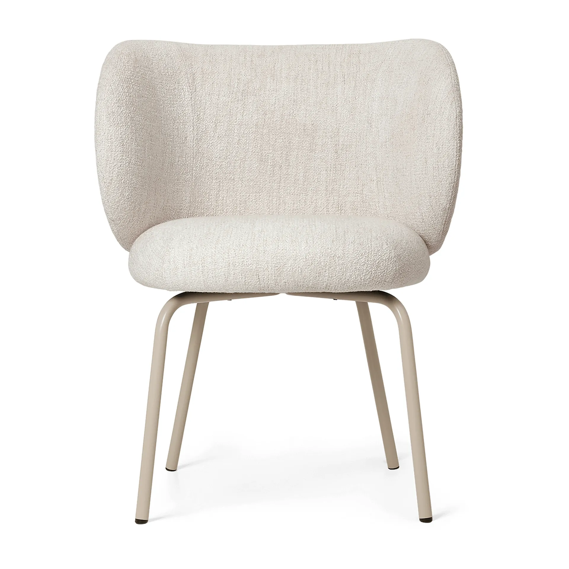 Silla Rico dining chair bouclé, Off-white-cashmere Ferm Living