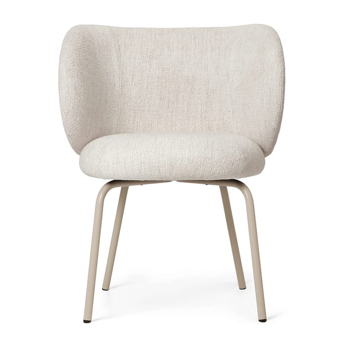 Silla Rico dining chair bouclé - Off-white-cashmere - Ferm Living