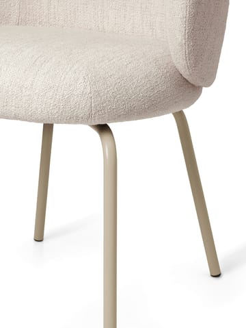 Silla Rico dining chair bouclé - Off-white-cashmere - Ferm Living