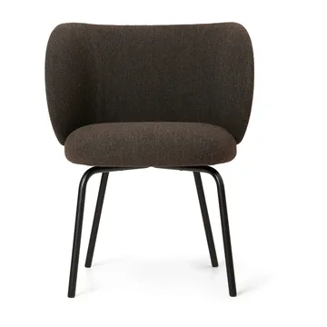 Silla Rico dining chair hallingdal - Dark grey brown-black - Ferm Living