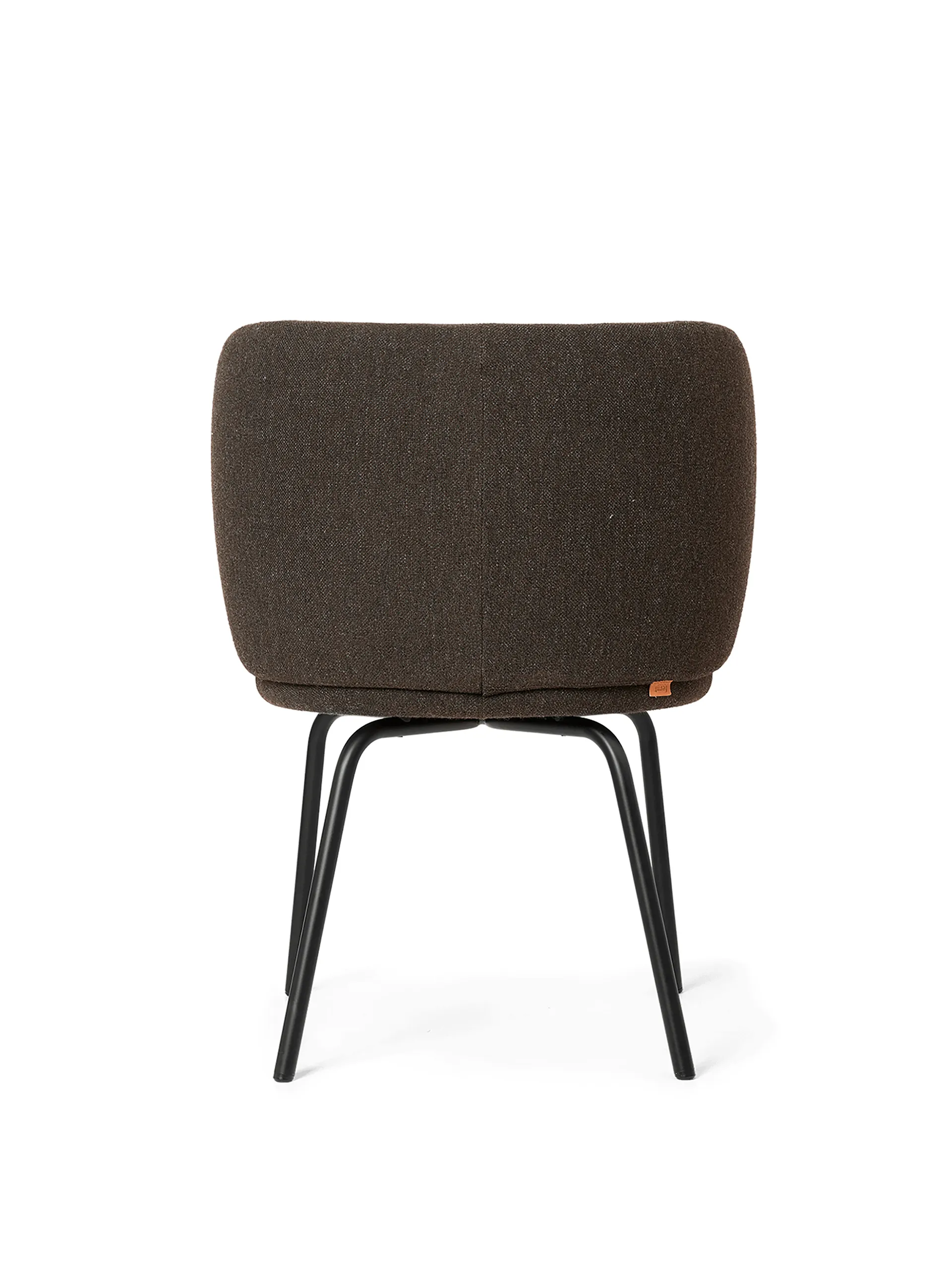 Silla Rico dining chair hallingdal, Dark grey brown-black Ferm Living