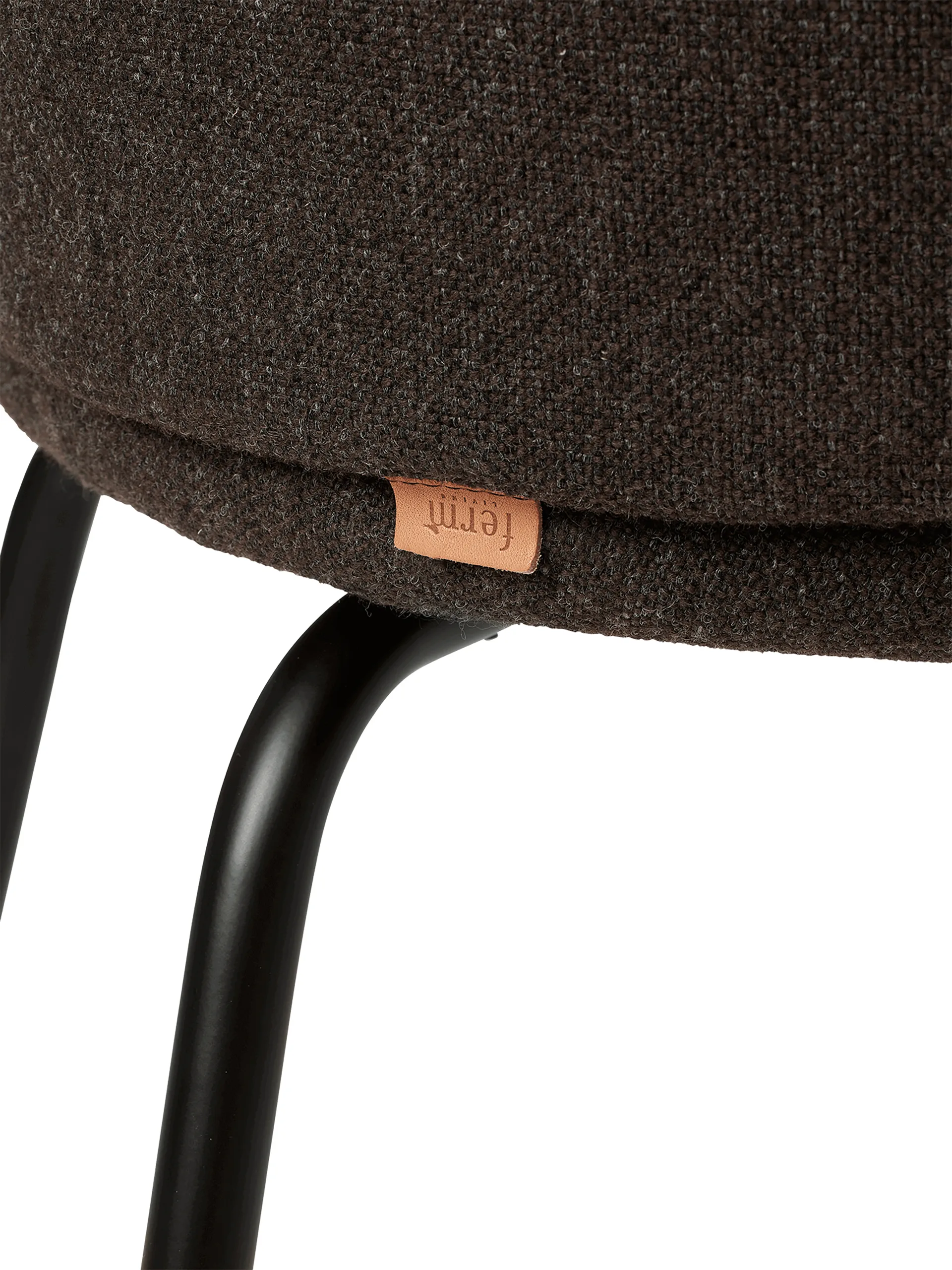 Silla Rico dining chair hallingdal, Dark grey brown-black Ferm Living