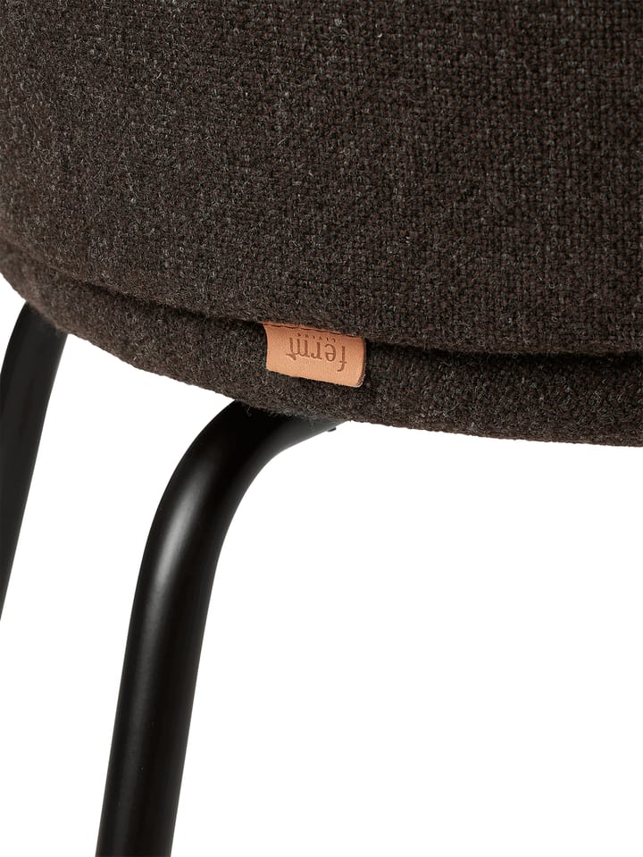 Silla Rico dining chair hallingdal - Dark grey brown-black - ferm LIVING