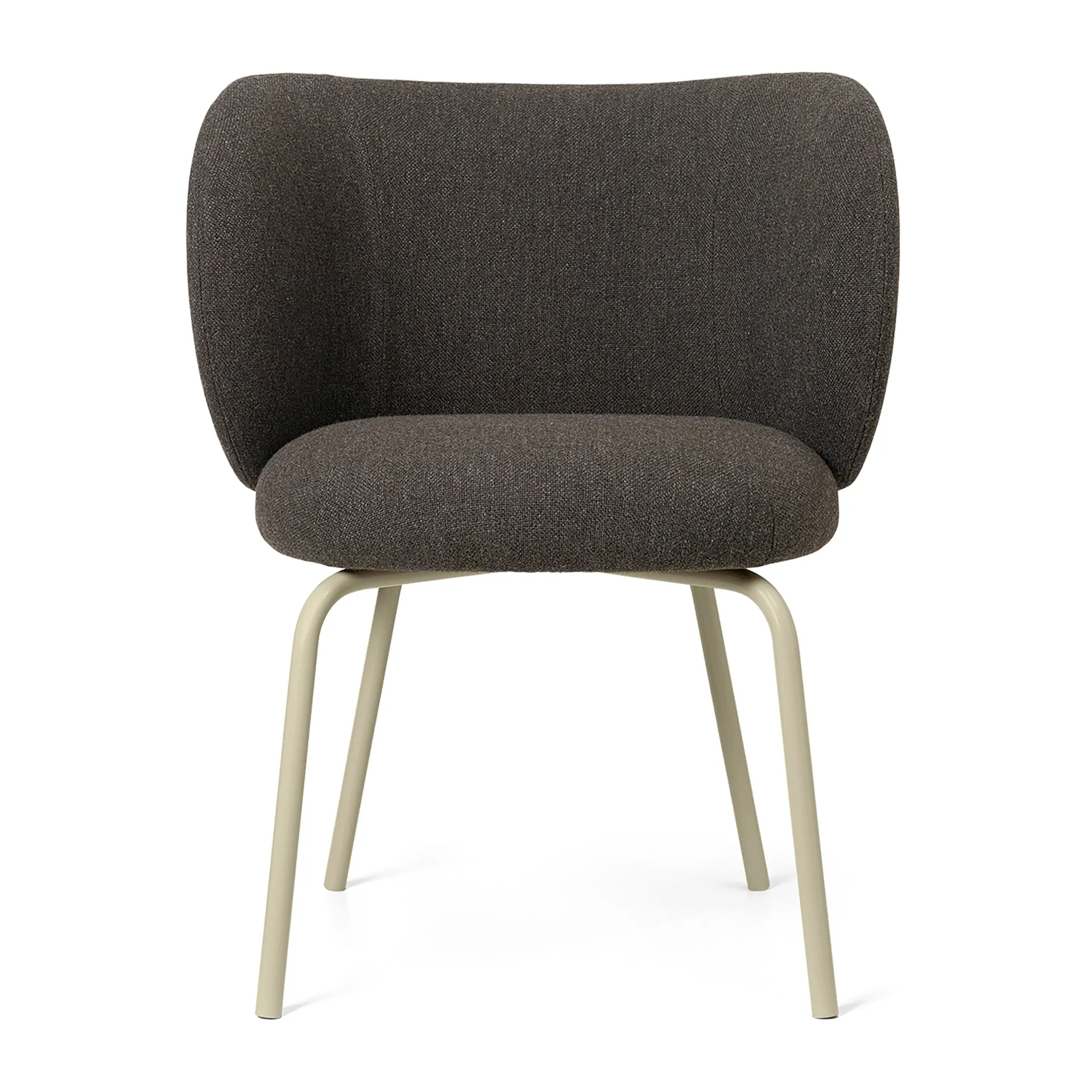 Silla Rico dining chair hallingdal, Dark grey brown-cashmere Ferm Living