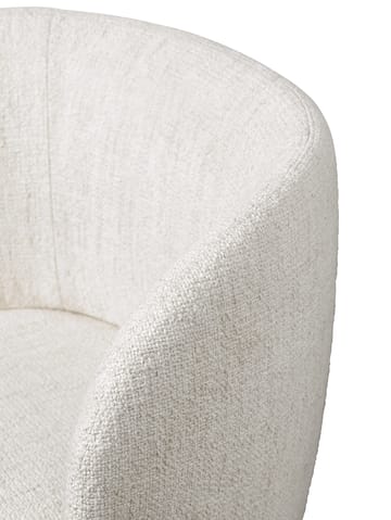 Silla Rico dining chair swivel bouclé - Off-white - ferm LIVING