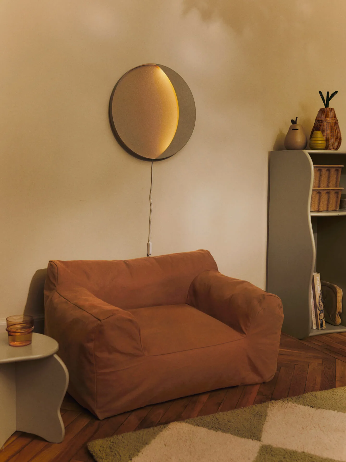 Sillón Billow bean bag, Tan Ferm Living