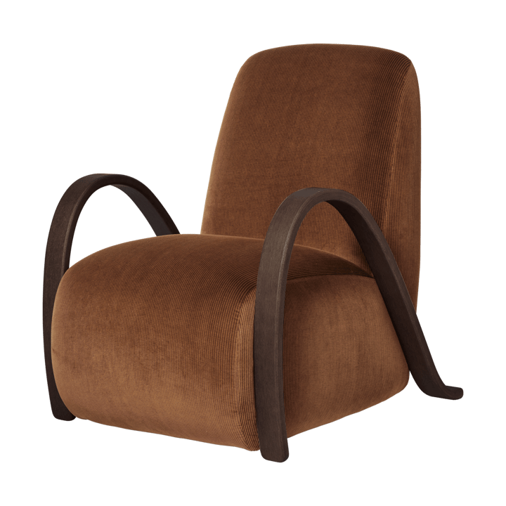 Sillón Buur lounge devoré velvet, Rust Ferm Living