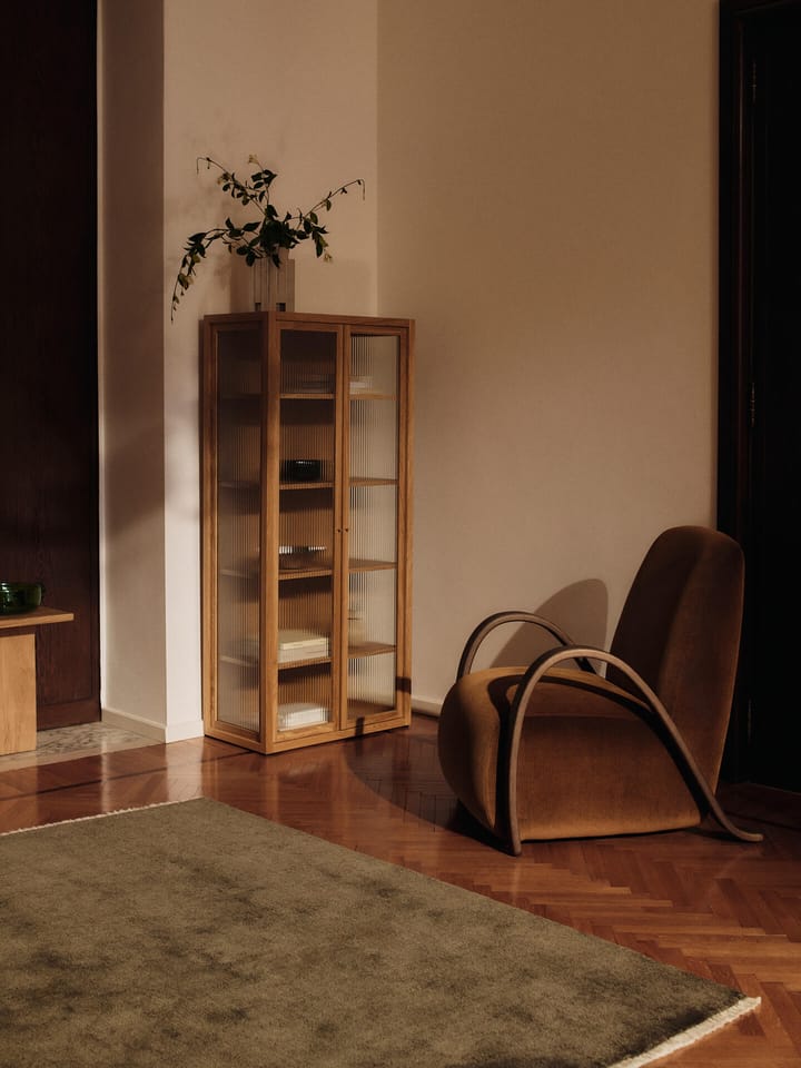 Sillón Buur lounge devoré velvet, Rust Ferm Living