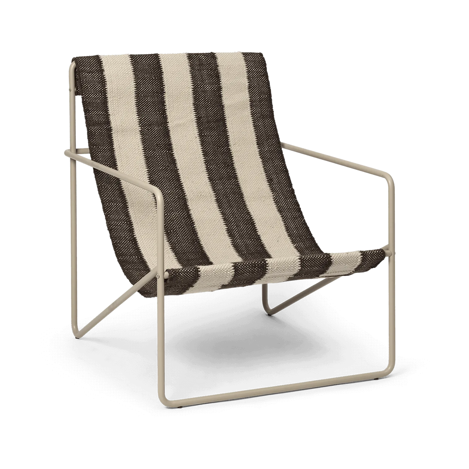 Sillón Desert, Cashmere, off-white, chocolate Ferm Living