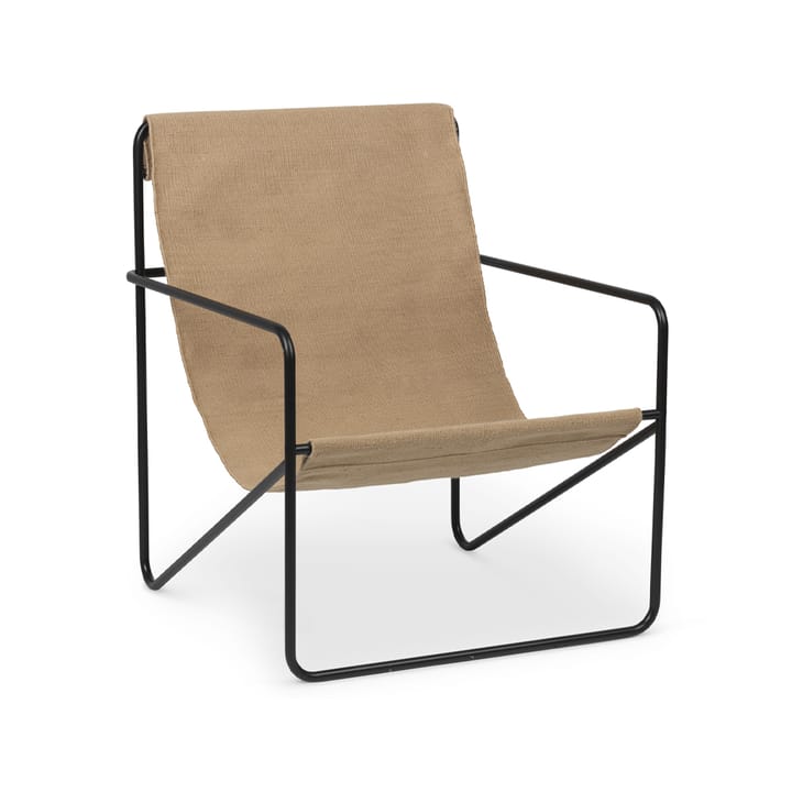 Sillón Desert - Sand, base negra - Ferm Living