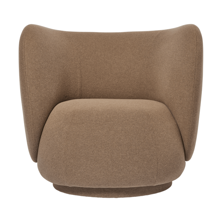 Sillón lounge Rico giratorio - Autum-0361 Dark Sand - Ferm Living