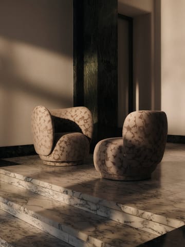 Sillón lounge Rico giratorio - Cilla-Taupe - Ferm Living