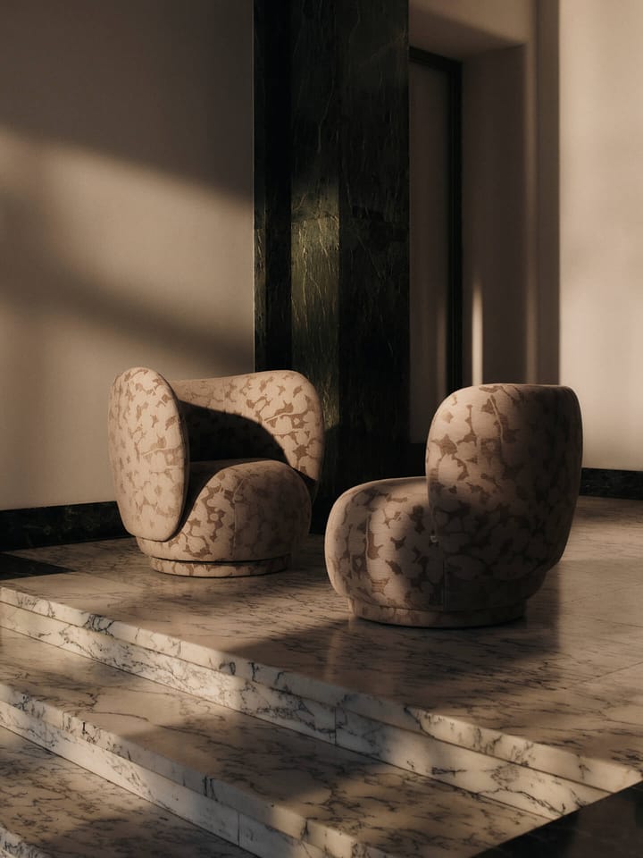 Sillón lounge Rico giratorio, Cilla-Taupe Ferm Living