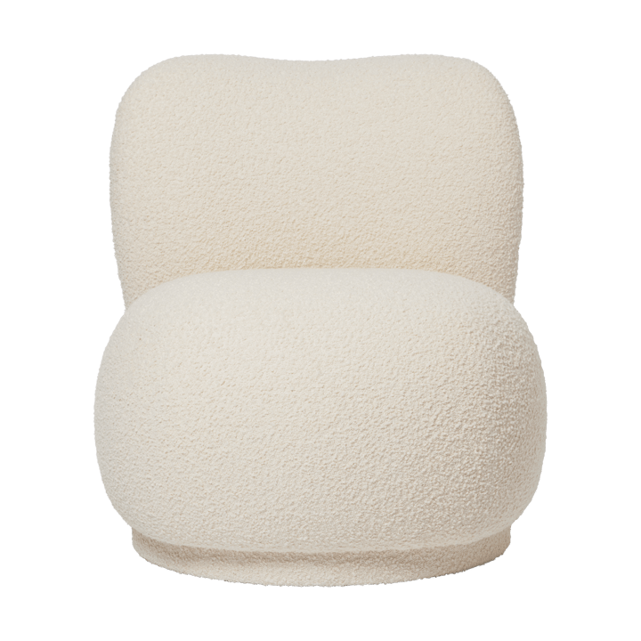Sillón lounge Rico piccolo giratorio - Nordic Bouclé-Off-white - Ferm Living