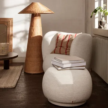 Sillón Rico lounge chair - Brown, brushed - Ferm Living
