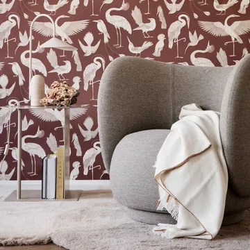 Sillón Rico lounge chair - Brown, brushed - Ferm Living