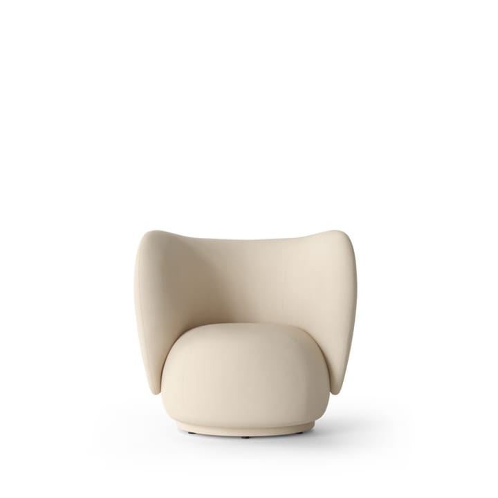 Sillón Rico lounge chair - Offwhite, brushed - ferm LIVING