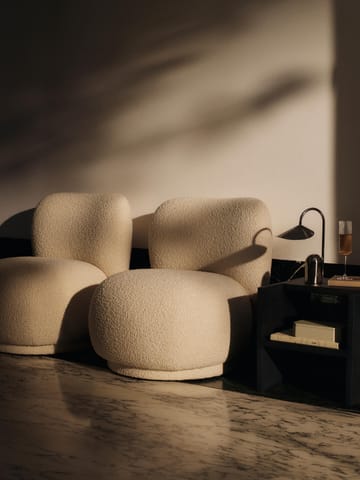 Sillón Rico lounge piccolo - Nordic Bouclé-Off-white - Ferm Living