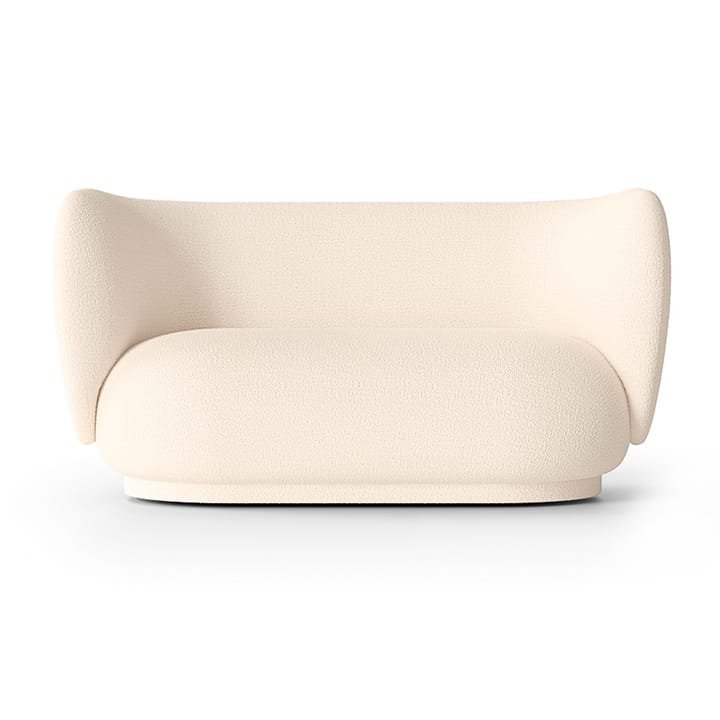 Sofá bouclé 2 plazas Rico - Bouclé offwhite - Ferm Living