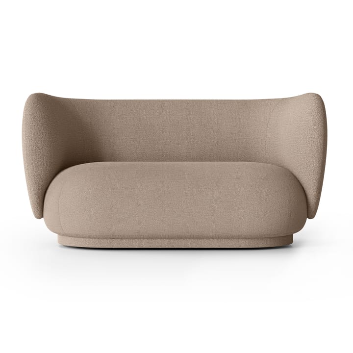Sofá bouclé 2 plazas Rico - Bouclé sand - Ferm Living