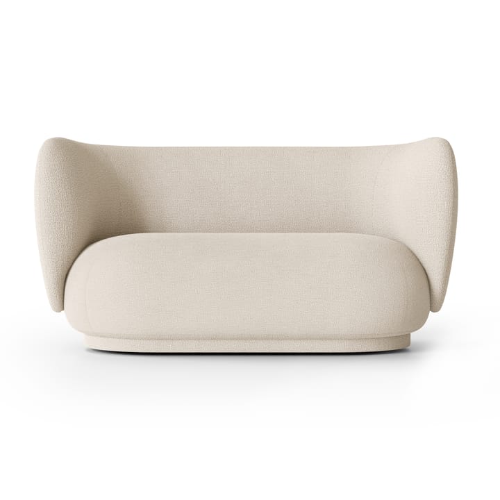 Sofá bouclé 2 plazas Rico - Wool bouclé offwhite - Ferm Living