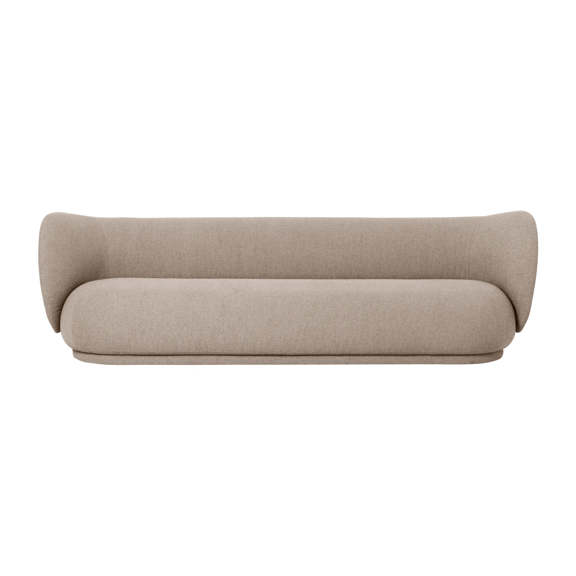 Sofá bouclé 4 plazas Rico, Bouclé sand Ferm Living