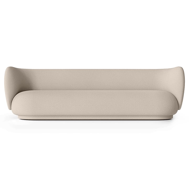 Sofá bouclé 4 plazas Rico - Wool bouclé natural - Ferm Living