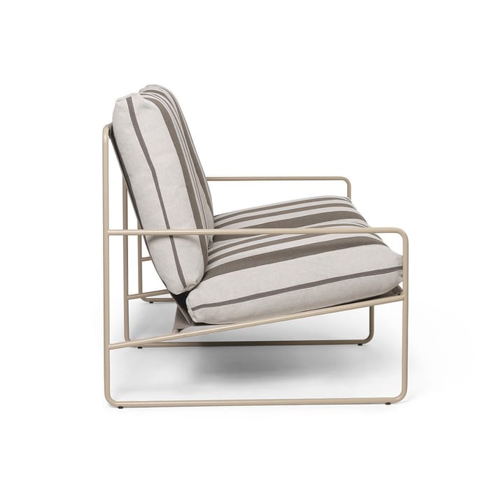 Sofá de 2 plazas Desert, Cash stripe-chocolate Ferm Living