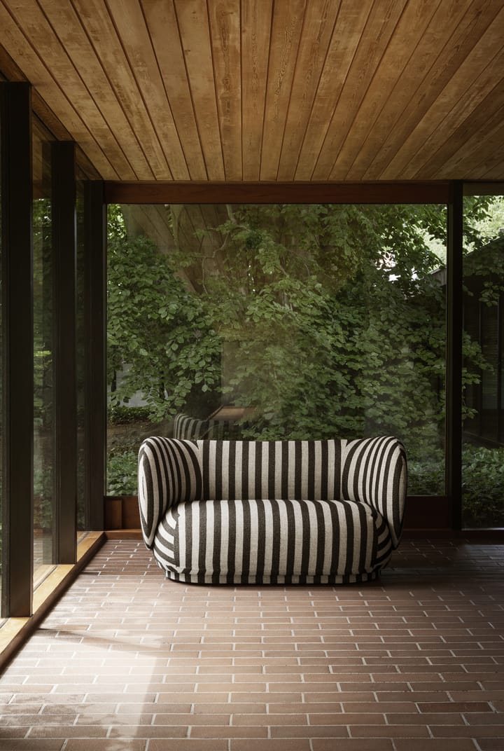 Sofá de 2 plazas Rico, Louisiana sand black Ferm Living