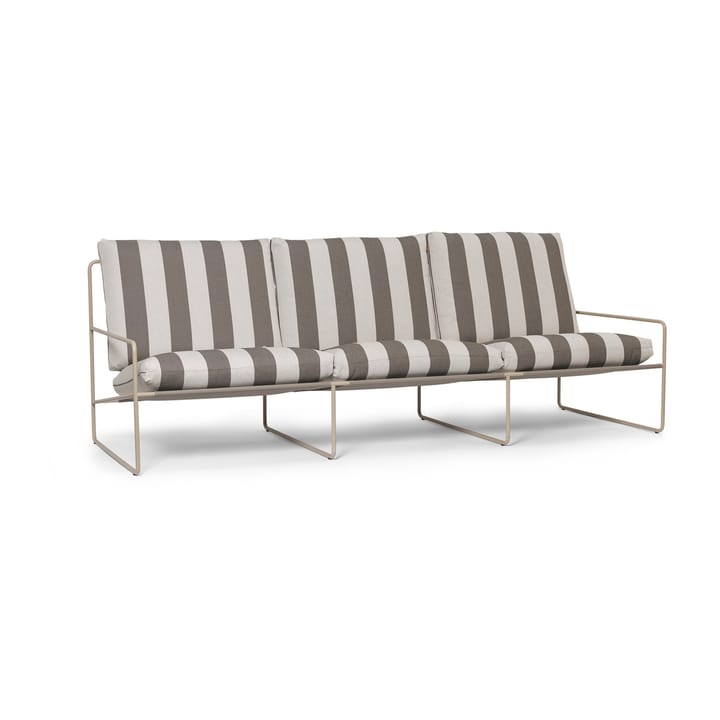 Sofá de 3 plazas Desert - Cash stripe-chocolate - Ferm Living